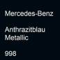 Preview: Mercedes-Benz, Anthrazitblau Metallic, 998.